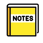 Notebook With Decorative Cover SVG Icon